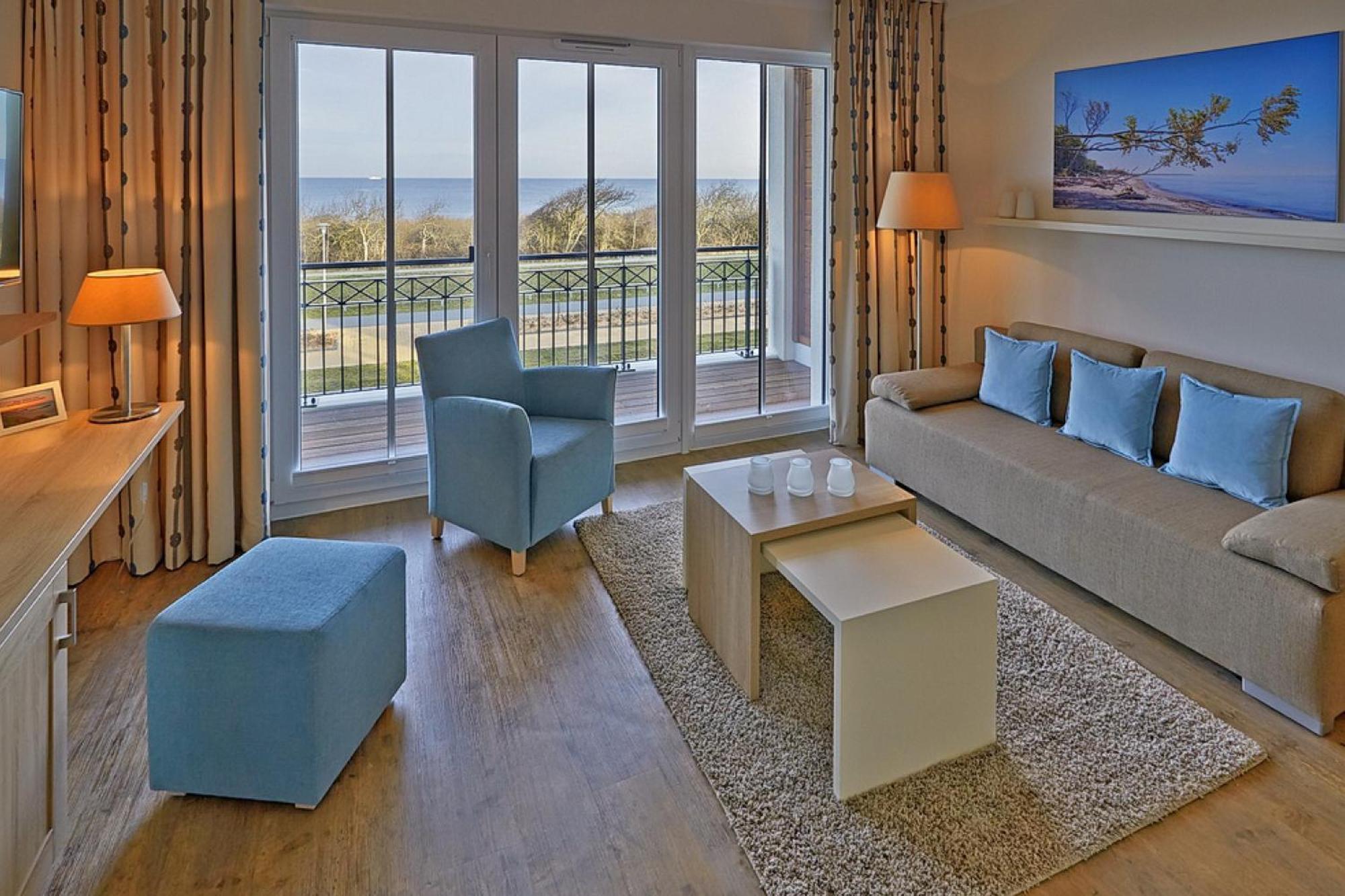 Börgerende-Rethwisch Aparthotel Waterkant Suites - Fewos Am Meer Mit Spa الغرفة الصورة